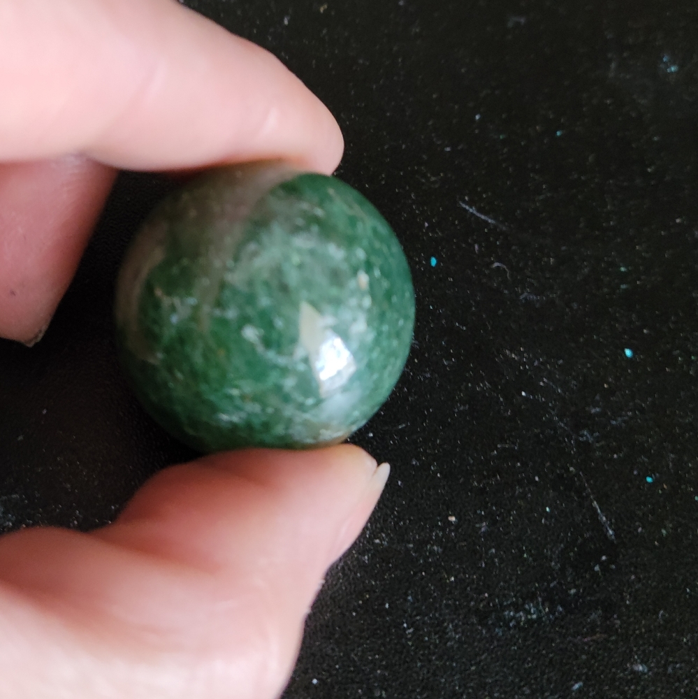 Green Strawberry Quartz Sphere